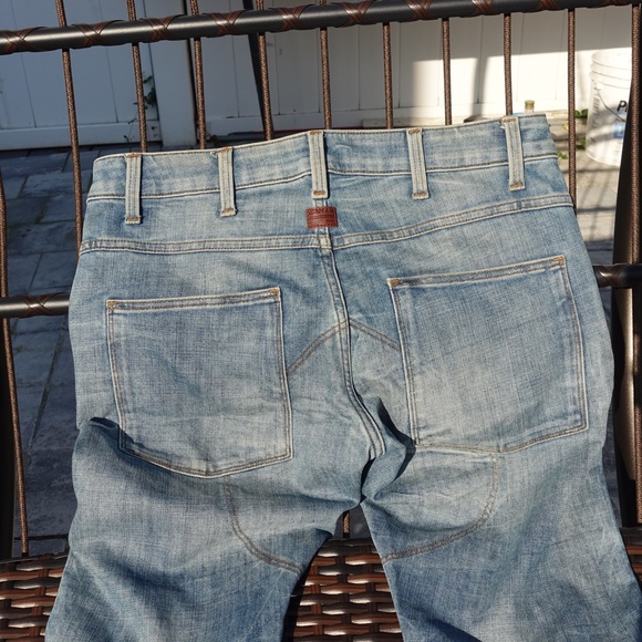 G star Raw 5620 3D Slim Light jeans with yellow Accents 31W x 30L - Picture 4 of 5